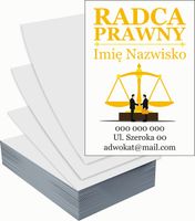 Ulotki A4 reklamowe firmowe 5000szt projekt w cenie RADCA PRAWNY