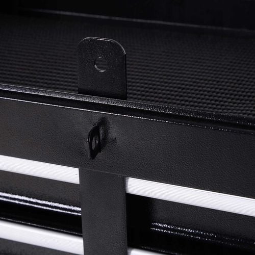 wózek narzędziowy 5 szuflad 52,5 x 28 x 104,5 cm - czarny na Arena.pl