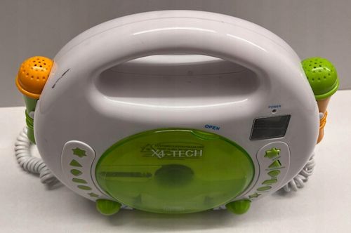 Odtwarzacz CD X4-Tech Bobby Joey 2xmikrofon zielony na Arena.pl