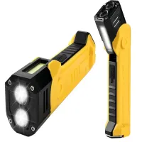 Lampa warsztatowa latar led cob akumulatorowa z magnesem hak mocna