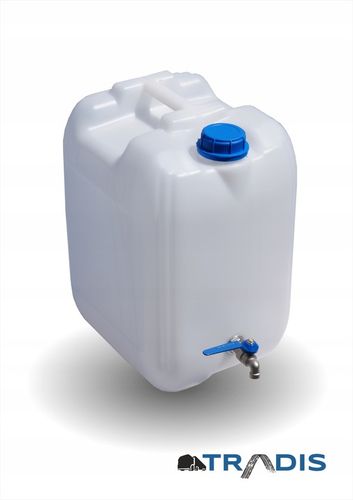 Zbiornik kanister pojemnik bańka na wodę z kranem 20L na Arena.pl