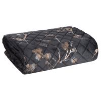 Narzuta pikowana BLINK moty kwiatowy 200X220 czarny