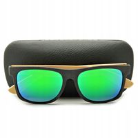 Drewniane Okulary POLARYZACJA NERD Przeciwsłoneczn marki ESTILLO + GRATISY