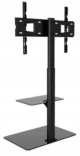 Podłogowy STOJAK TV pod telewizor z półką Uniwersalny Obrotowy na Arena.pl