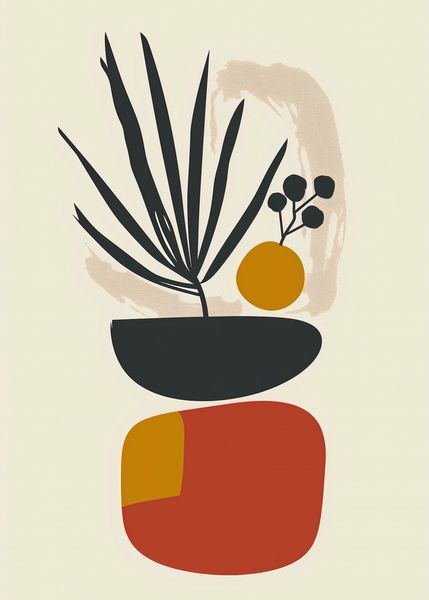 Plakat 50x70cm Botaniczny Wgląd zdjęcie 1