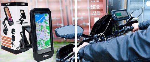 WODOSZCZELNY UCHWYT DO NAWIAGACJI TELEFONU I SAKWA DO KIEROWNICY HULAJNOGI na Arena.pl