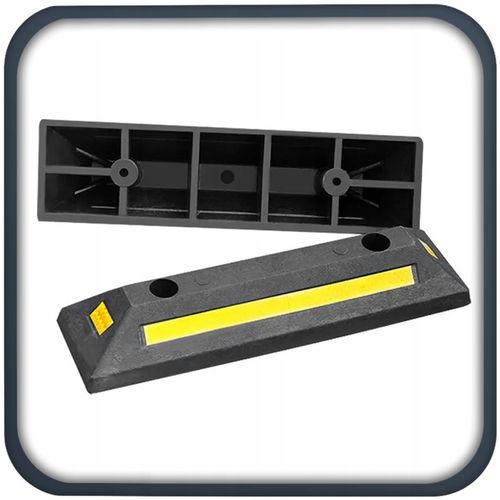 2x ODBOJNIK SEPARATOR PARKINGOWY OGRANICZNIK ODBOJNIK NAJAZD ZESTAW ŚRUBY na Arena.pl