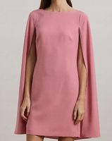 Lauren Ralph Lauren sukienka kolor różowy mini prosta 253855210 EU42