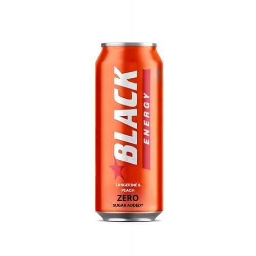 Black Energy Peach Zero napój o smaku brzoskwiniowym 500ml na Arena.pl