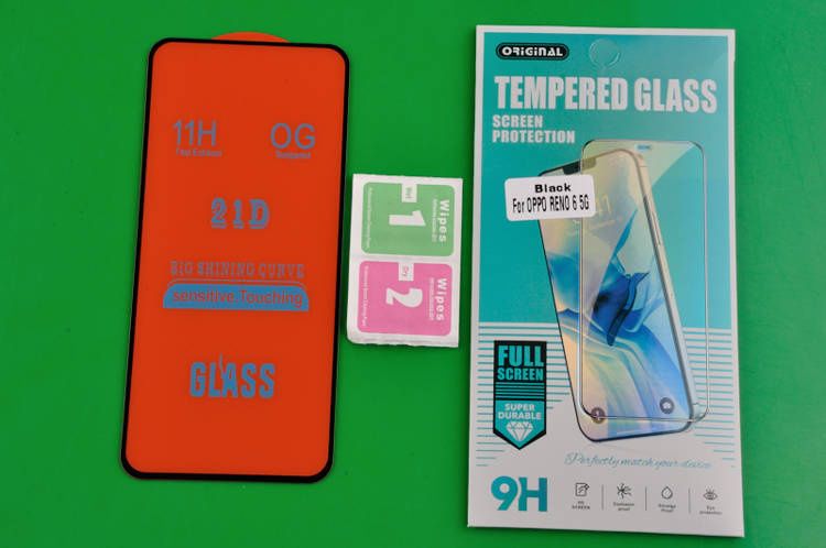 Szkło Hartowane 21D do Oppo Reno6 5G zdjęcie 3