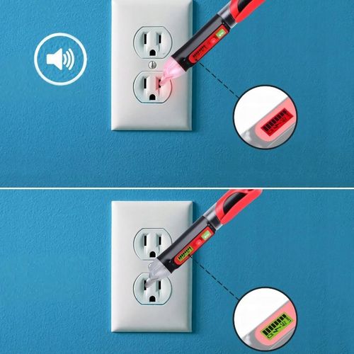 TESTER PRÓBNIK NAPIĘCIA ELEKTRYCZNEGO OBWODU CZUŁY BEZDOTYKOWY AC na Arena.pl