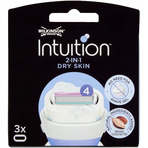 3x Wkłady Nożyki WILKINSON Intuition Dry Skin na Arena.pl