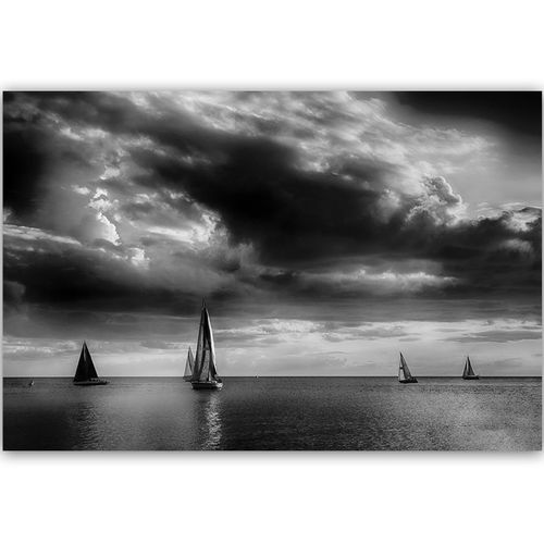 Deco Panel, Żaglówki na morzu 2 90x60 na Arena.pl