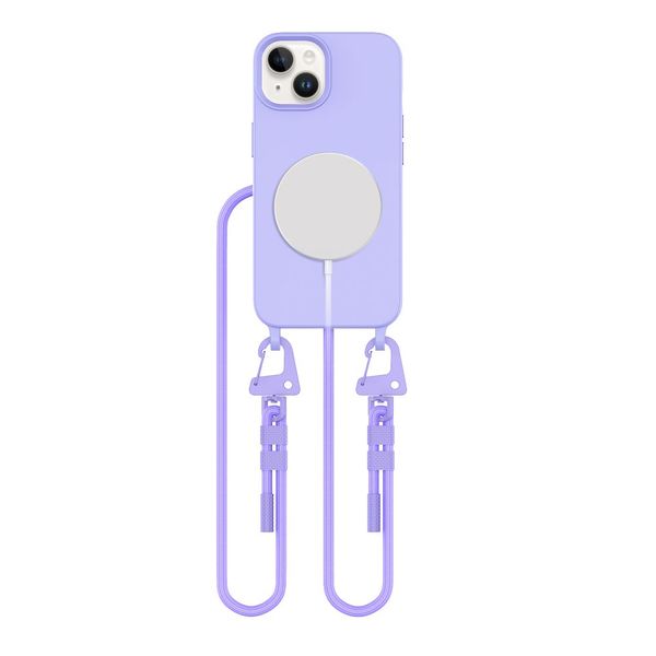 tech-protect magnecklace magsafe iphone 15 lavender zdjęcie 1
