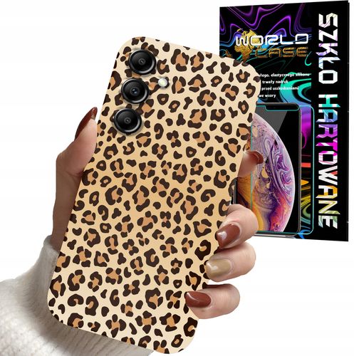 ETUI CASE DO SAMSUNG A14 5G - PANTERKA WZORKI MODNE WZORY DLA KOBI + SZKŁO na Arena.pl