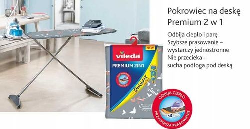 Pokrowiec na deskę Vileda Premium 2in1 na Arena.pl
