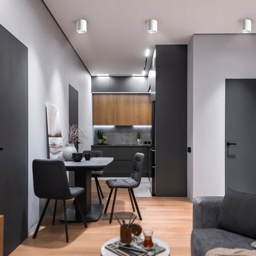 Oprawa halogenowa natynkowa GU10 Biały spot kinkiet sufitowa prosta walec na Arena.pl