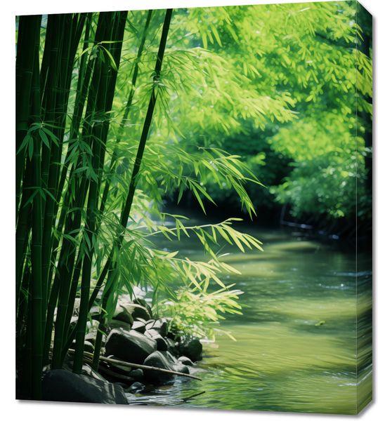 Obraz 60x70cm Spokój Bambusów zdjęcie 1