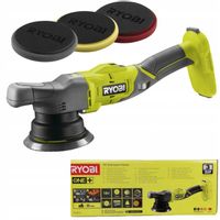 RYOBI POLERKA AKUMULATOROWA 18V REGULACJA R18P-0 125MM OSCYLACJA + 3 PADY