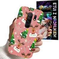 ETUI CASE DO XIAOMI REDMI 9 - ŚWIĄTECZNE WZORY NA ŚWIĘTA RENIFER CHOINKA
