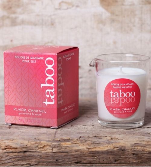Świeca do masażu Taboo - słodkie kakao zdjęcie 4