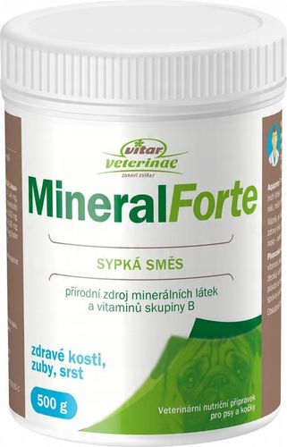 VITAR Veterinae Mineral Forte 500 g - dla mocnych i zdrowych zębów i kości na Arena.pl