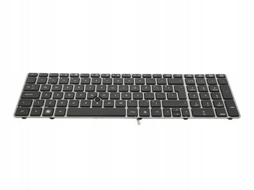 Klawiatura laptopa do HP EliteBook 8560P 8570P srebrna trackpoint QWERTY na Arena.pl