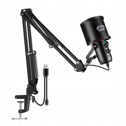 MOZOS MKIT-GX MIKROFON ZE STATYWEM NASTĘPCA MKIT-700PRO V2 DO KOMPUTERA na Arena.pl