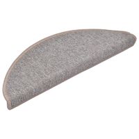 Nakładki na schody, 15 szt., 65 x 24 x 4 cm, jasnobrązowe