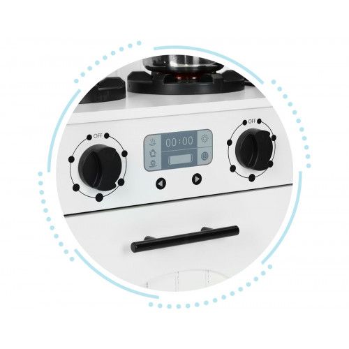 DREWNIANA KUCHNIA DLA DZIECI ECOTOYS Z PIEKARNIKIEM I AKCESORIAMI na Arena.pl