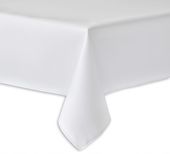 OBRUS plamoodporny GŁADKI - GRUBY - 140x300 biały