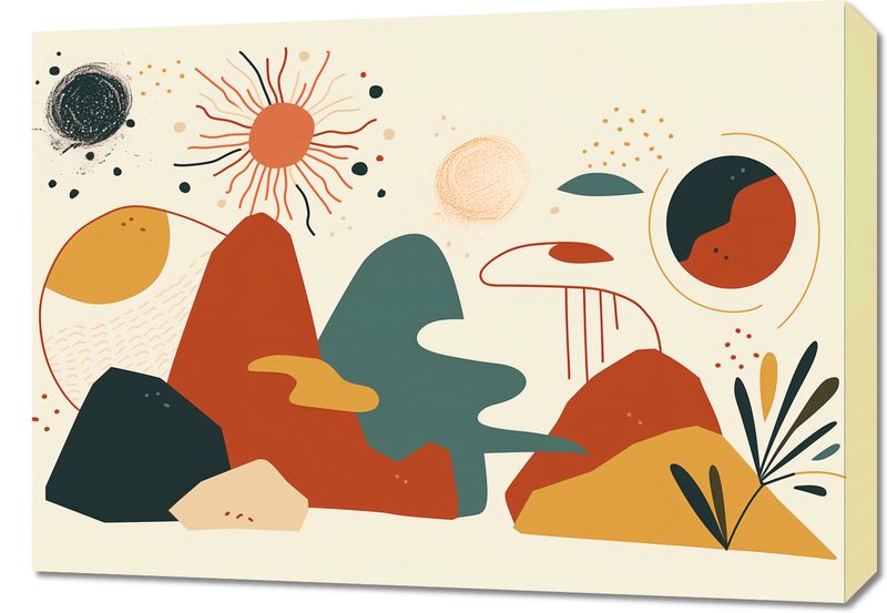 Obraz 70x50cm Kosmos Barw zdjęcie 1