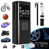 PRZENOŚNA ELEKTRONICZNA POMPKA DO OPON, AKUMULATOROWY SPRĘŻARKA POWIETRZA