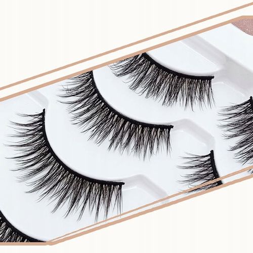RZĘSY MAGNETYCZNE 5X DŁUGIE + PĘSETA + 2X EYELINER na Arena.pl