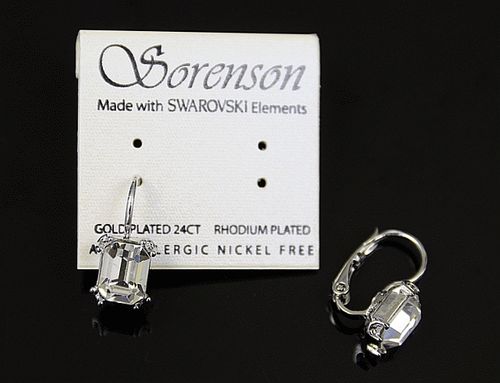 Kolczyki z kryształkiem na Arena.pl