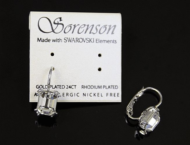 Kolczyki z kryształkiem zdjęcie 2