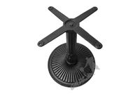 NOGA STOŁU L01 - NISKA Z KRZYŻAKIEM SŁONECZKO PEŁNE PODSTAWA STÓŁ ŻELIWNA