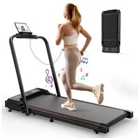 Bieżnia składana 4w1 z uchwytami 1–10 km/h cicha do 120 kg z pilotem