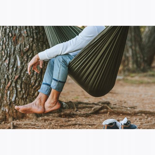 Hamak turystyczny dwuosobowy Ticket To The Moon King Size army green na Arena.pl