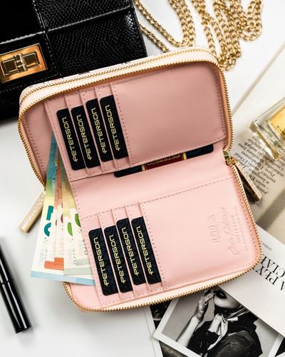 Portfel Peterson z eko skóry damski prezent na dzień matki pojemny z RFID na Arena.pl