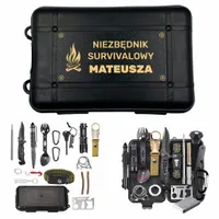 ZESTAW NIEZBĘDNIK SURVIVALOWY prezent dla faceta męża taty 18-99 urodziny