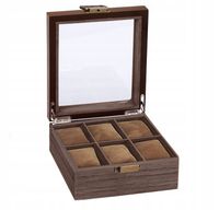 PUDEŁKO ETUI ORGANIZER SZKATUŁKA ZEGARKI 6szt G26