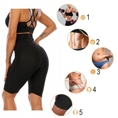 LEGINSY MODELUJĄCE SPODNIE ODCHUDZAJĄCE TERMICZNE na Arena.pl