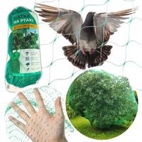 SIATKA NA PTAKI XL Solidna Chroni Drzewa Owoce Ogród Działka 10x20 m