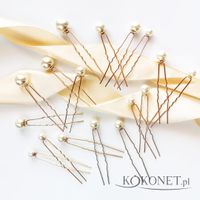 Zestaw wsuwek - kokówki z  perełkami KOKONET 4-0123