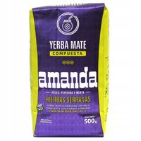 Yerba Mate Amanda Hierbas Serranas 0,5kg 500g