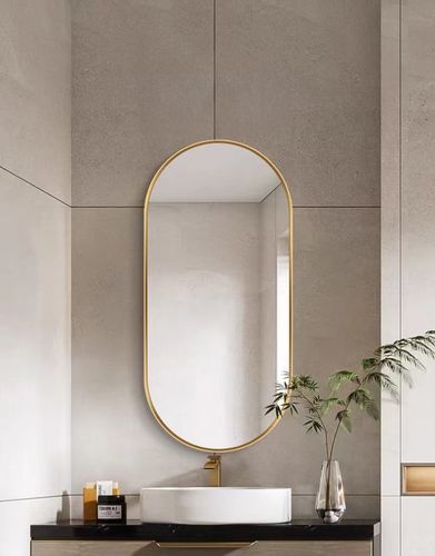 Lustro owalne 100x50cm złota rama na Arena.pl