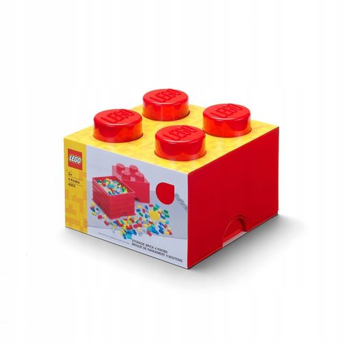 Pojemnik LEGO Storage Brick 4 czerwony na Arena.pl