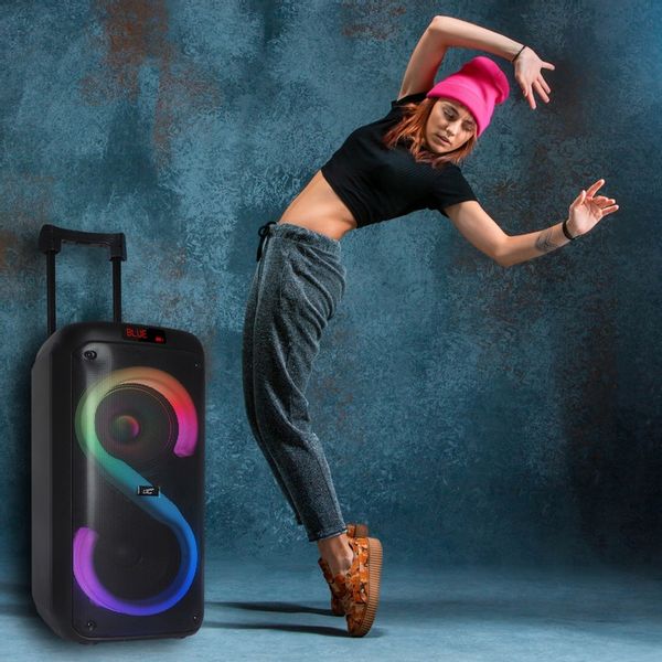 DUŻY GŁOŚNIK BEZPRZEWODOWY BLUETOOTH PARTYBOX USB KOLUMNA XXL KARAOKE zdjęcie 11