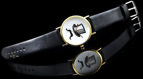 ZEGAREK DAMSKI CYLINDER, WĄSY - asox (zx580b) na Arena.pl